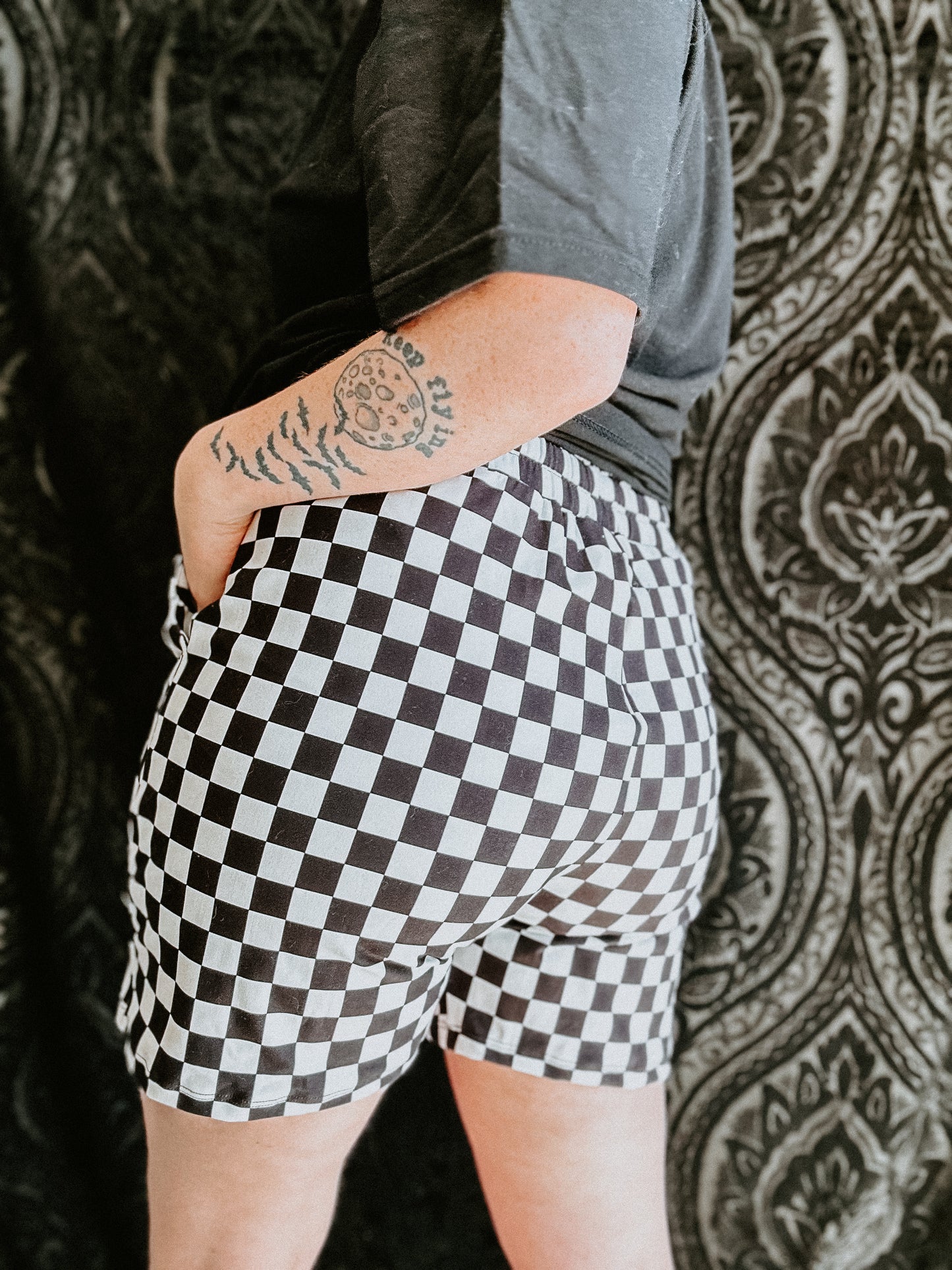 Checkered Shorts