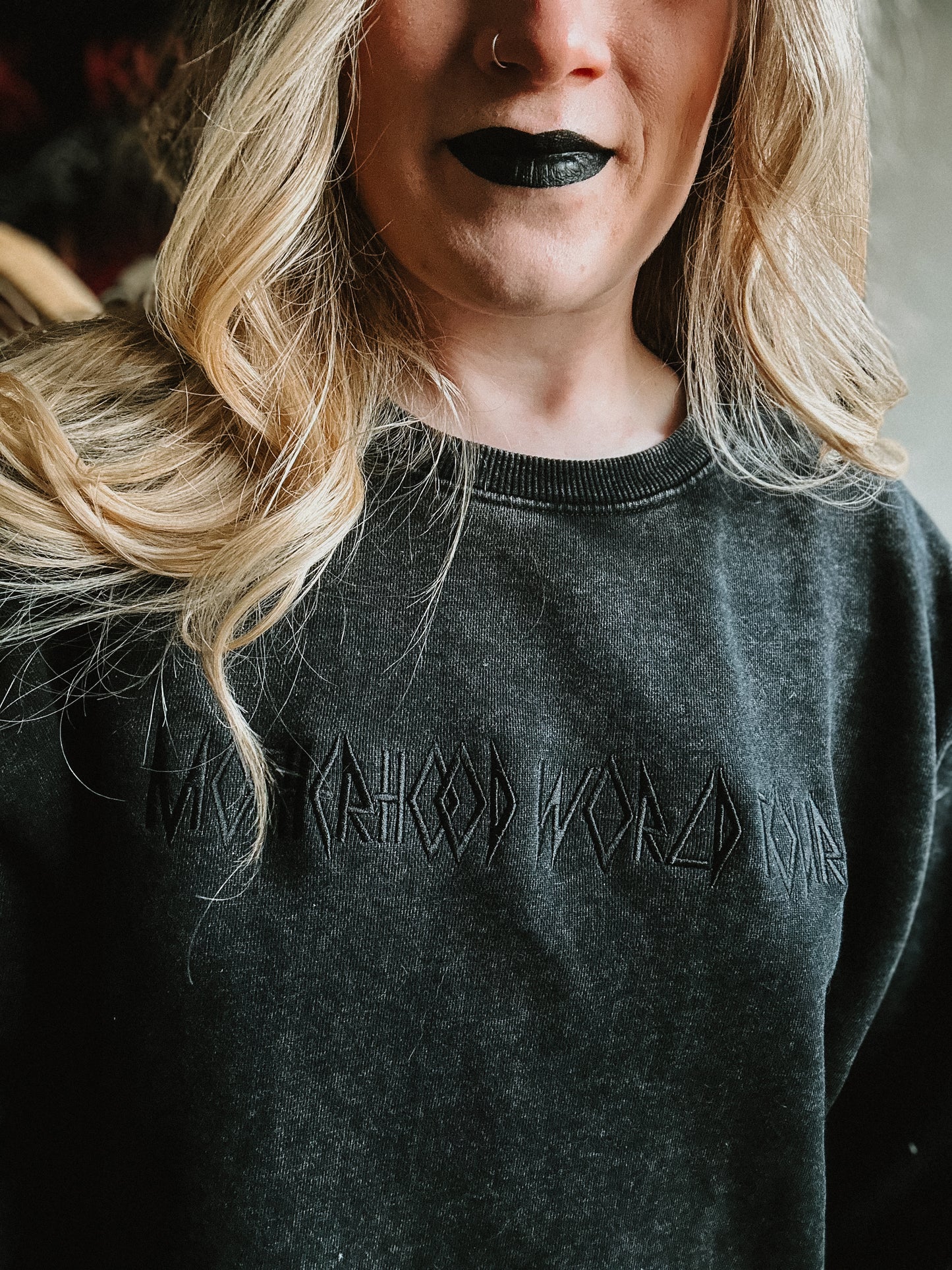 Motherhood World Tour Embroidered Sweatshirt