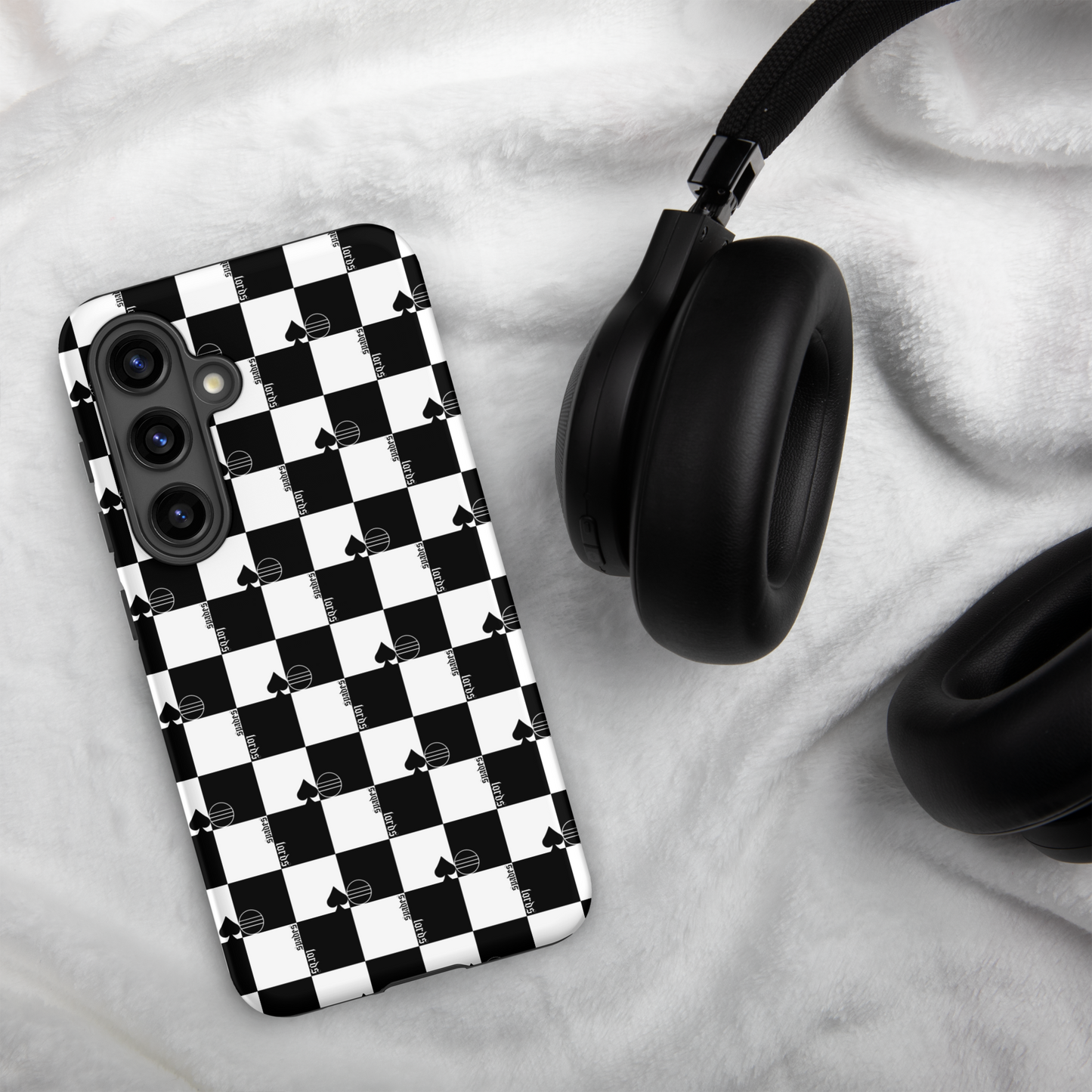 Checkered Lords & Spades - Phone Case