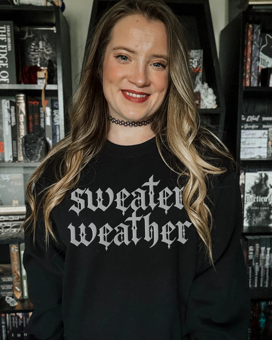 sweater weather - embroidered