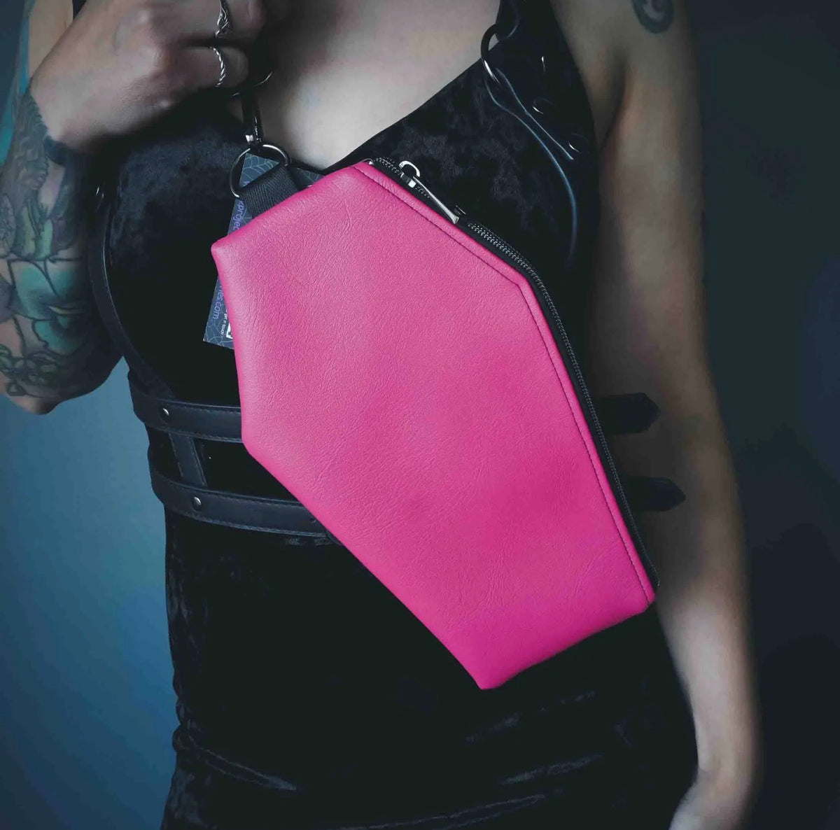 Coffin Leather Sling Bag - PREORDER
