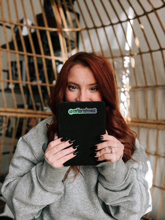 IG Handle Sticker