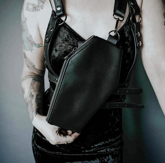 Coffin Leather Sling Bag - PREORDER