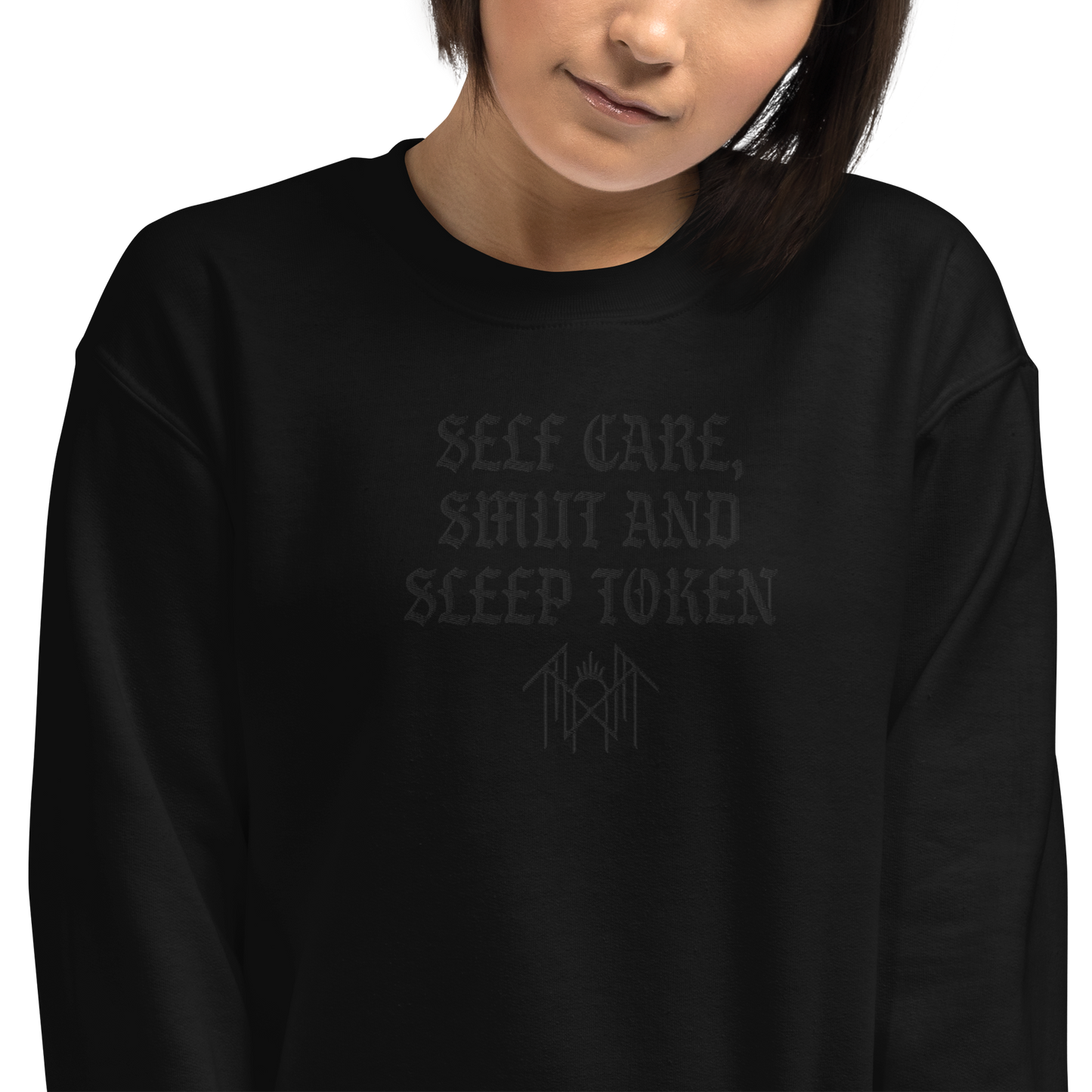 Self Care and Smut - Embroidered Crew